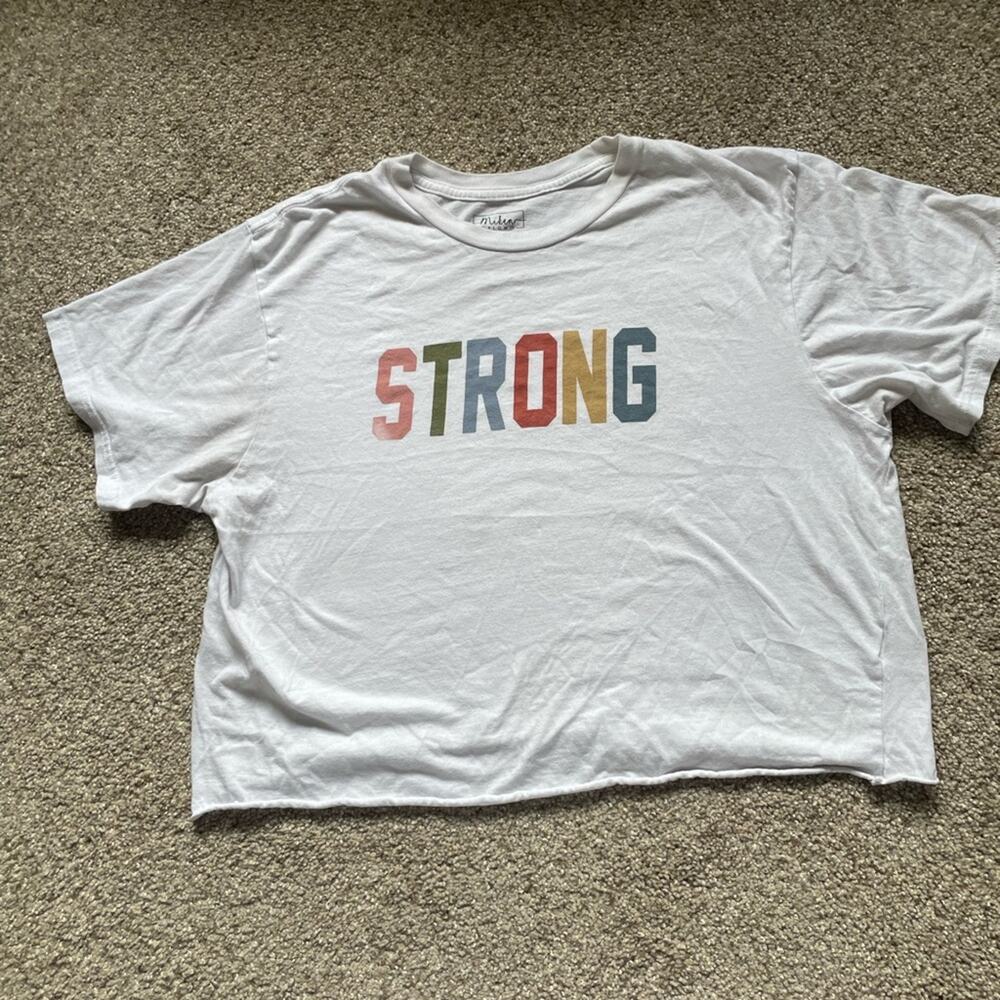 Miken Flow Womens/Teen Boxy Tee Pride, Athletic, comfy Strong XL